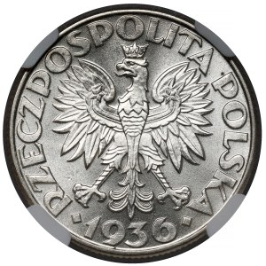 Żaglowiec 2 złote 1936