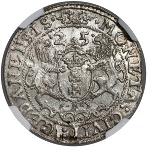 Zygmunt III Waza, Ort Gdańsk 1625 - piękny