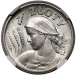 Woman and ears 1 zloty 1925
