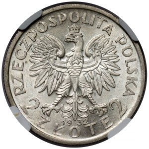 Głowa Kobiety 2 złote 1932