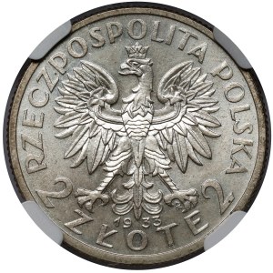 Head of a Woman 2 zloty 1933