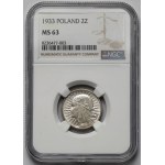 Head of a Woman 2 zloty 1933