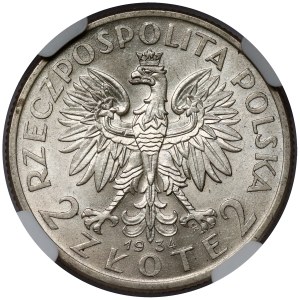 Head of a Woman 2 zloty 1934