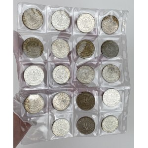 Piłsudski 10 zlotých 1935-1937 - balík (19ks)