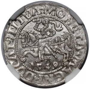 Sigismund II. Augustus, halber Pfennig Vilnius 1549