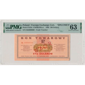 PEWEX, 100 dolarów 1969 - WZÓR - Ek 0000000
