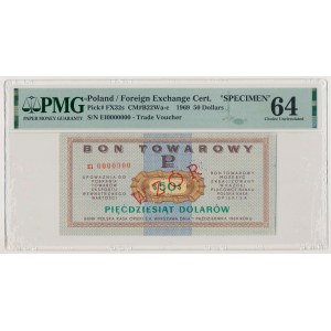 PEWEX, 50 dolarów 1969 - WZÓR - Ei 0000000