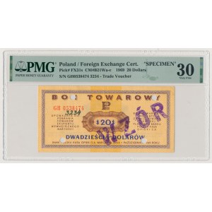 PEWEX, $20 1969 - MODEL - GH