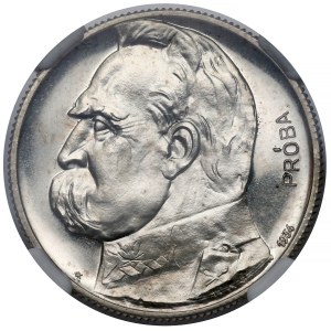 PRÓBA 5 złotych 1934 Strzelecki Piłsudski - LUSTRZANY