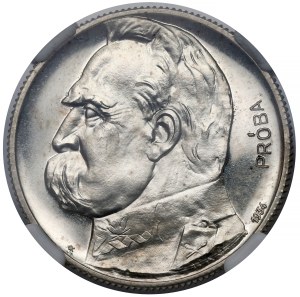 PRÓBA 5 złotych 1934 Strzelecki Piłsudski - LUSTRZANY