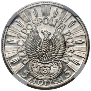PRÓBA 5 złotych 1934 Strzelecki Piłsudski - LUSTRZANY