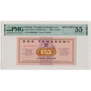 PEWEX, 1 dolar 1969 - WZÓR - Ed 0000000