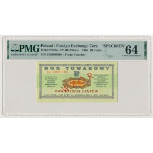 PEWEX, 20 centów 1969 - WZÓR - En 0000000