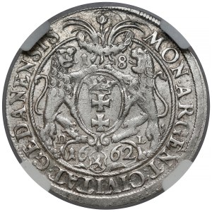 John II Casimir, Ort Gdansk 1662 DL