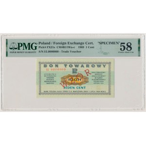 PEWEX, 1 cent 1969 - MODEL - Ec 0000000