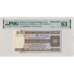 PEWEX, $20 1979 - MODEL - HH 0000000