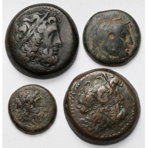 Greece, Egypt, Ptolemies, Bronzes - set (4pcs)