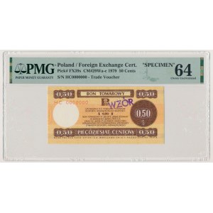 PEWEX, 50 cents 1979 - MODEL - HC 0000000