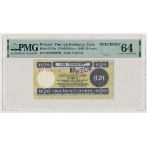 PEWEX, 20 centov 1979 - MODEL - HN 0000000