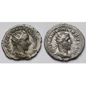 Gordian III and Philip I the Arab, Antoninians, Rome - set (2pcs)