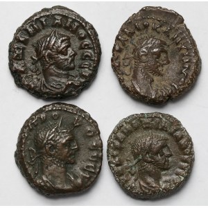 Cesarstwo Rzymskie, Tetradrachmy, Aleksandria - zestaw (4szt)