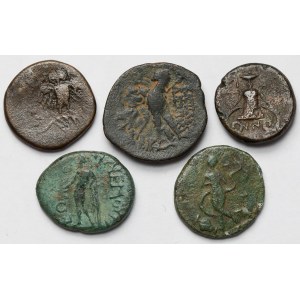 Greece, Bronzes - set (5pcs)
