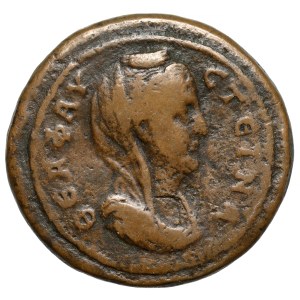 Faustyna I Starsza (138-141 n.e.) AE30, Cypr - późniejsza KOPIA