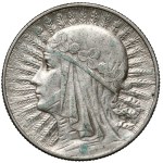 Head of a Woman 5 zlotych 1932 with sign, Warsaw - rare