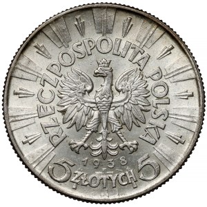 Pilsudski 5 zlotys 1938
