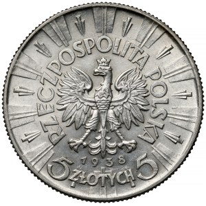 Pilsudski 5 zlotys 1938