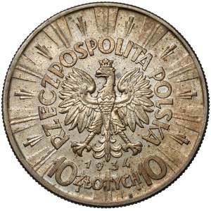 Pilsudski 10 zlotys 1934 - official