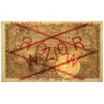 WZÓR 1.000 złotych 1919 - wysoki nadruk