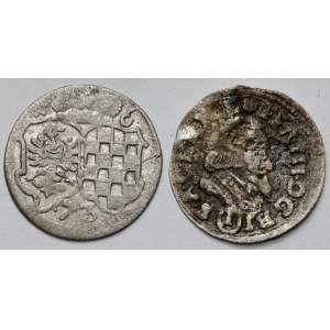 Silesia, Greszel 1673 and Krajcar 1649 - rare - set (2pcs)