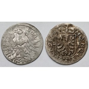 Silesia, Greszel 1673 and Krajcar 1649 - rare - set (2pcs)