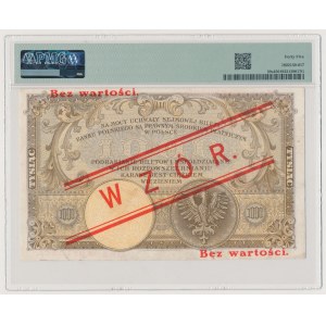 MODEL 1,000 zloty 1919 - low imprint