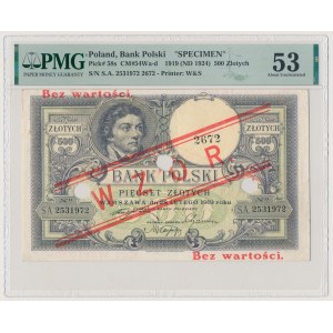 MODEL 500 zlotych 1919 - low print