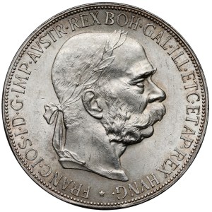 Autriche, François-Joseph Ier, 5 couronnes 1900
