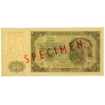 SPECIMEN 50 zloty 1948 - A 1234567 / 8901234