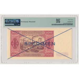 SPECIMEN 100 zlotych 1948 - D 123456 / 789000