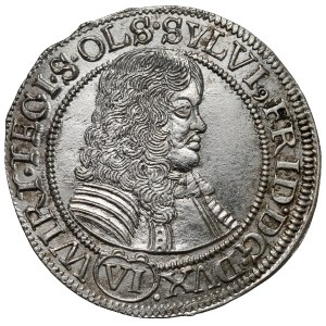 Silesia, Sylvius Frederick, 6 krajcars 1674 SP, Olesnica