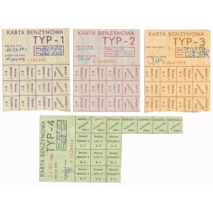 Gasoline Cards (4pcs)