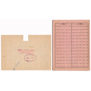 Procurement cards, Purchase Control, including one from 1949 (2pcs)
