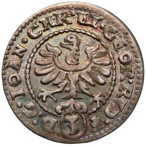Silesia, Jan Chrystian and George Rudolf, 3 krajcary 1608, Zloty Stok