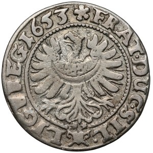 Silesia, Three Brothers, 3 krajcary 1653, Brzeg