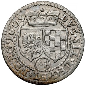Silesia, Jan Chrystian and George Rudolf, 3 krajcary 1605, Zloty Stok
