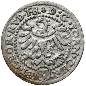 Silesia, Jan Chrystian and George Rudolf, 3 krajcary 1605, Zloty Stok