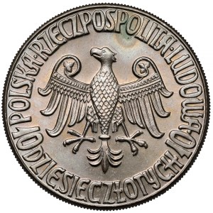 CuNi 10 zlotych sample 1964 Casimir the Great