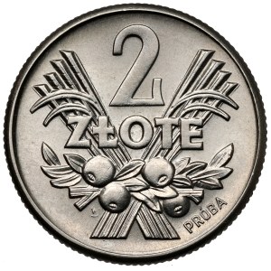 Sample NIKIEL 2 zloty 1959 Berry