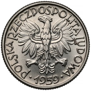 Sample NIKIEL 2 zloty 1959 Berry