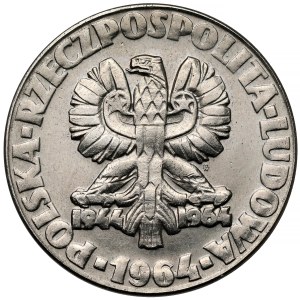 Sample NIKIEL 20 zlotych 1964 Key, Sierp and Trowel